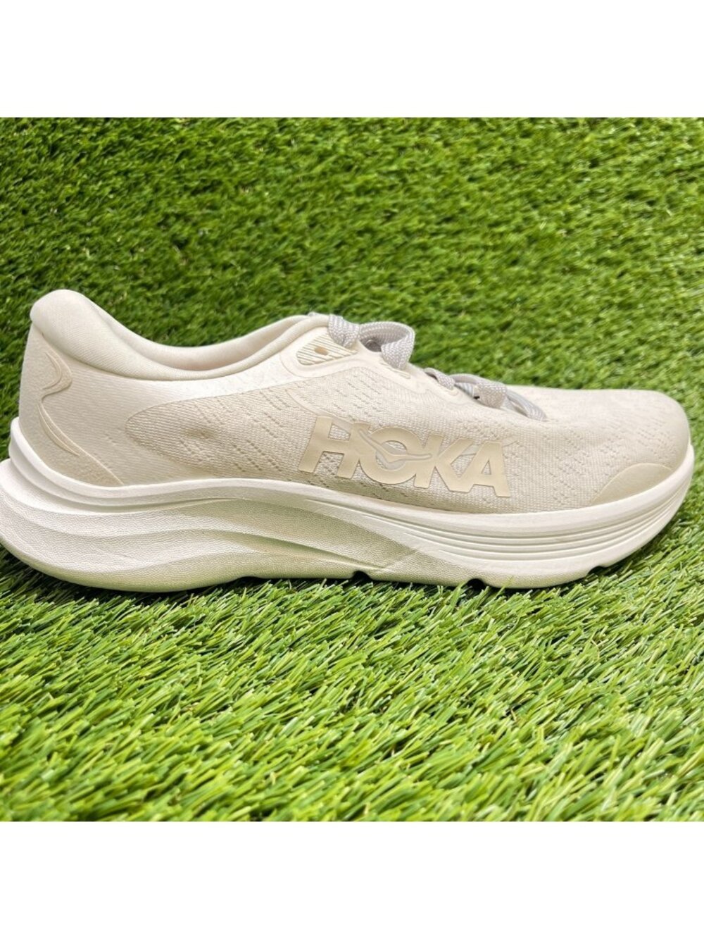 Hoka One One Solimar 2 Womens Size 9D Beige Athletic Running Shoes Sneakers